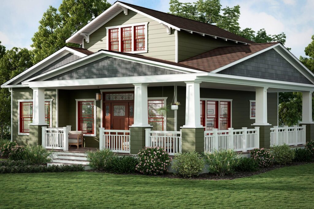 Craftsman-style home